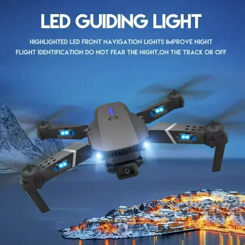 E88 Pro WIFI FPV Droneมุมกว้าง - Drone Camera Night Vision บทวิจารณ์และราคา